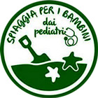 Spiaggia per bambini dai pediatri
